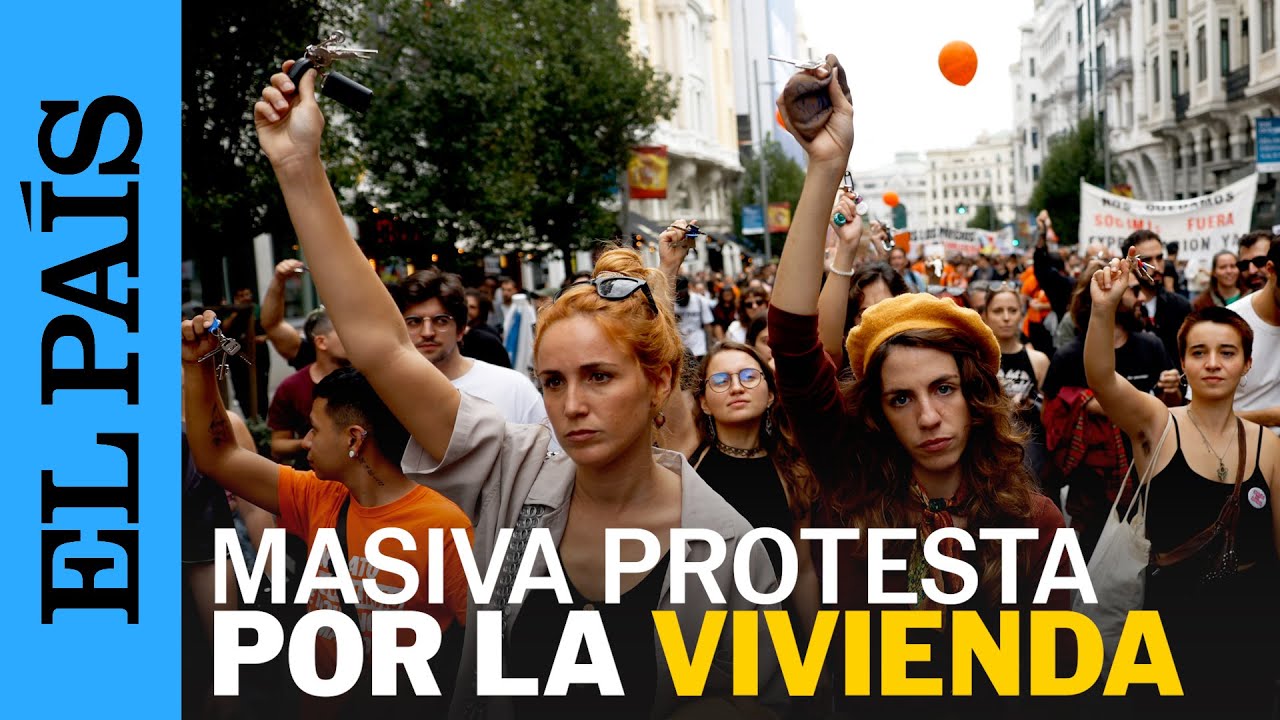 VIVIENDA | Unas 22.000 personas participan en una manifestación que llama a una huelga de alquileres