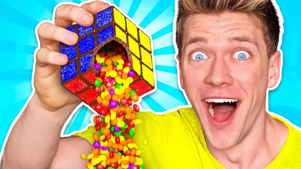 Making OBJECTS out of CANDY! Learn How To Make DIY Edible Candy Items vs Real Food Challenge