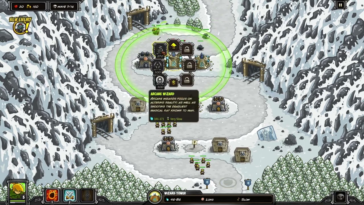 007 Kingdom Rush ReBBBorn Furious Assault  # Coldstep Mines