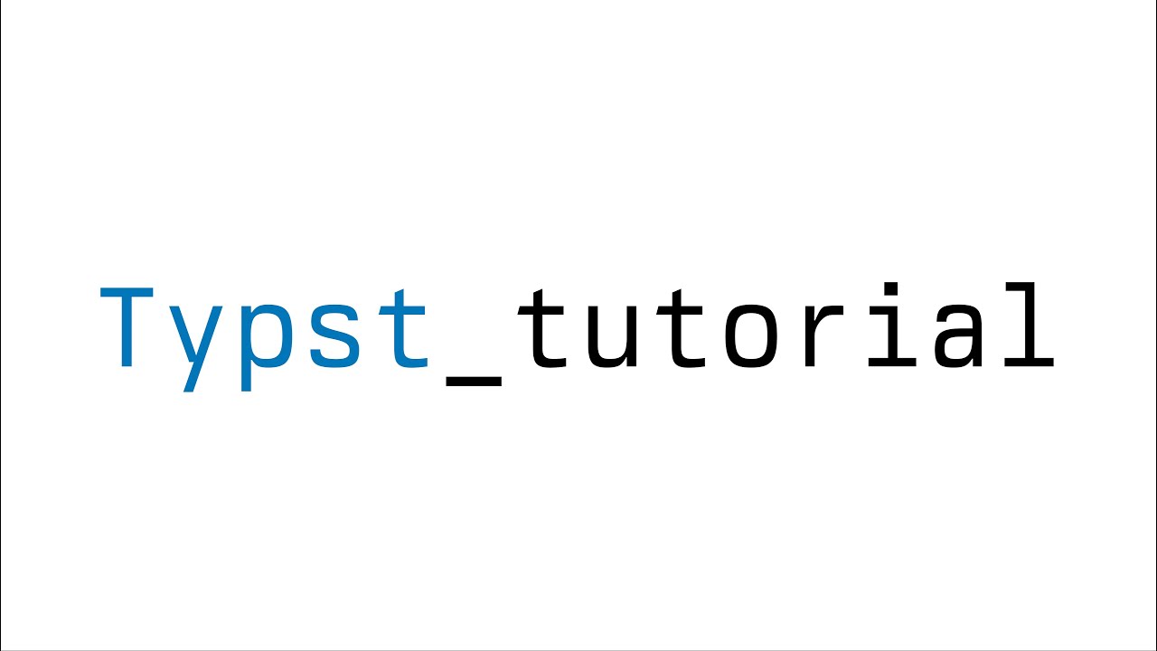 Typst tutorial: part 3