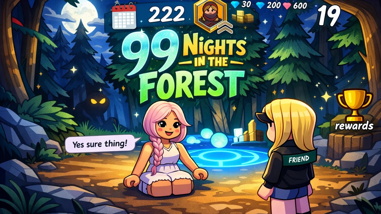 Carrying noobs in 99 nights in the forest (gone completely wrong)