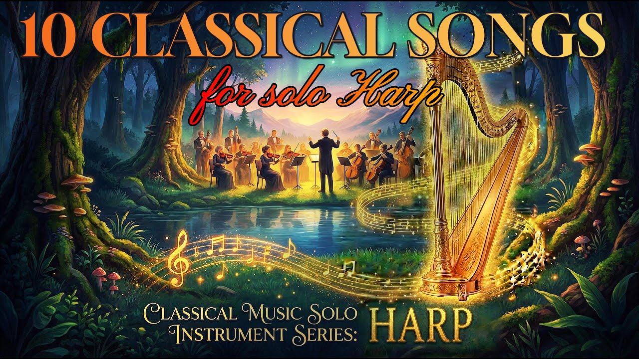 Classical Solo Instruments Series: HARP | Beautiful Music for Dreaming