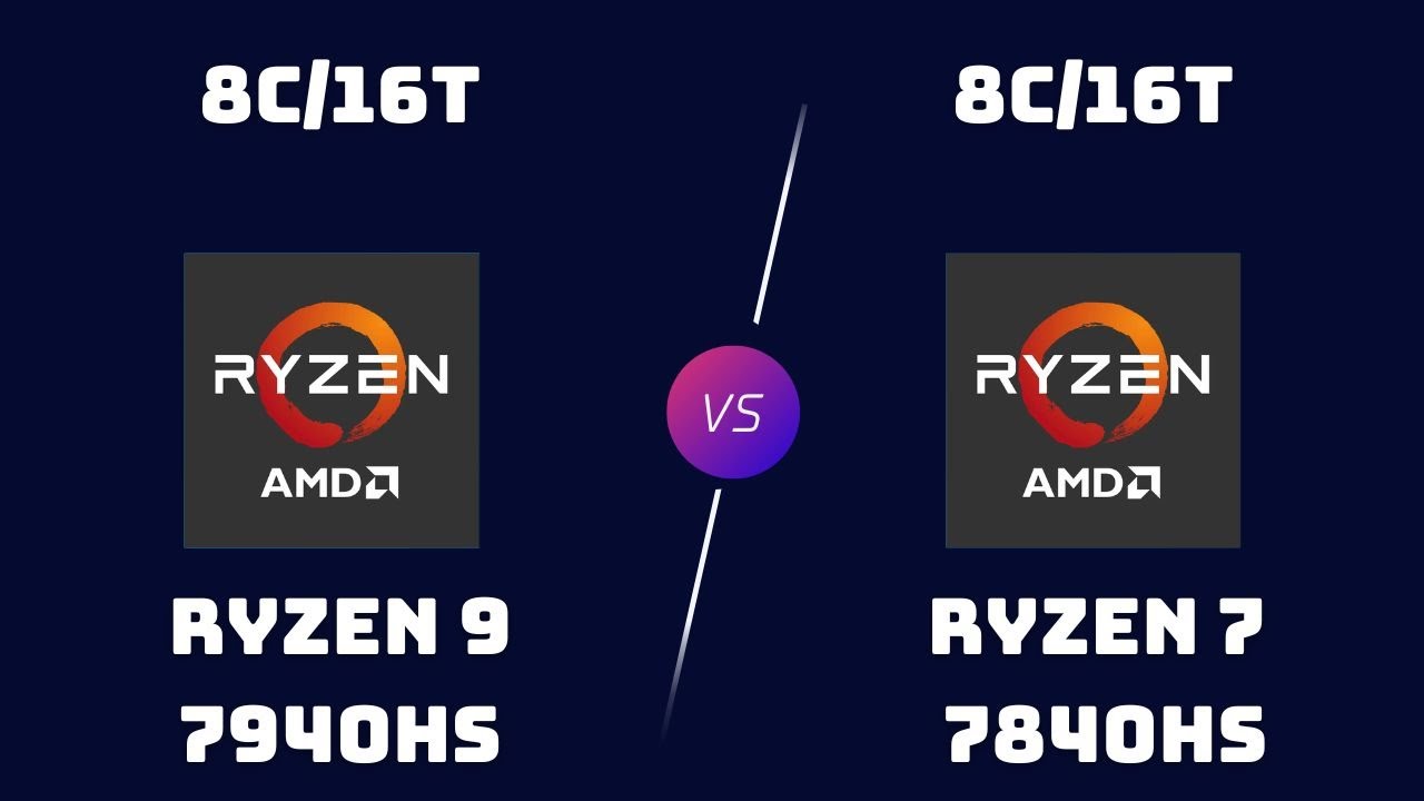 Ryzen 9 7940HS vs Ryzen 7 7840HS &ndash; Laptop CPU Benchmark Showdown