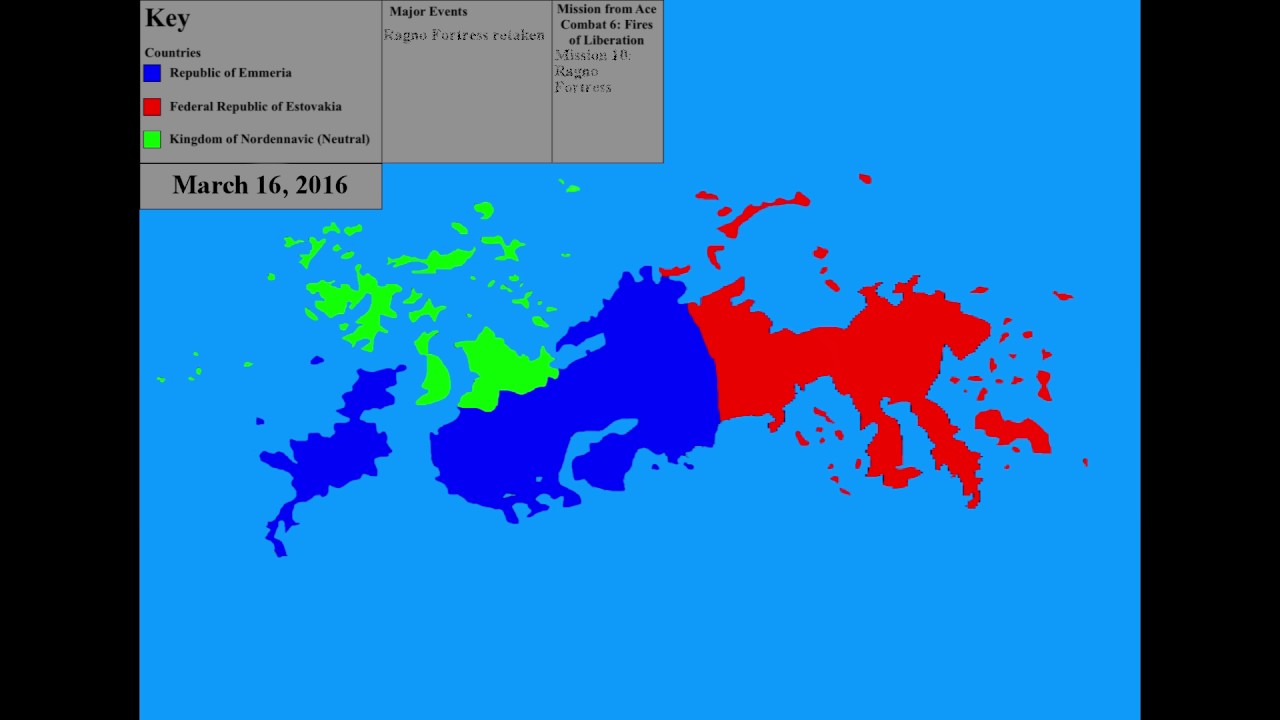 (OLD) Emmeria-Estovakia War (Anean Continental War): Every Day | Ace Combat 6: Fires of Liberation