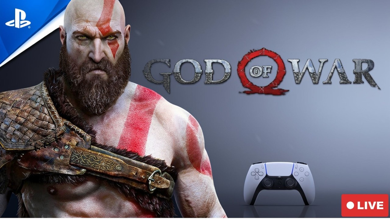 JOGANDO GOD OF WAR - Pela PrimeiraVez PS5 SLIM 825GB/2K 60hz