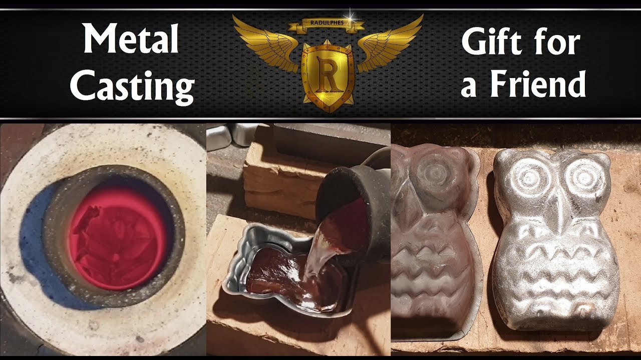 Aluminium casting in Steel mold: A gift for a Friend.