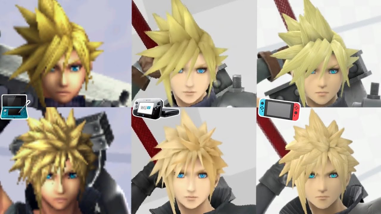 スマブラファイターの顔の変化 Part 4 (for 3DS / WiiU 参戦組)【Fighter's Face Evolution in SSB. 】