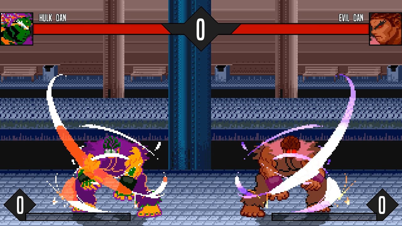 MUGEN - Hulk Dan vs. Evil Dan - Download
