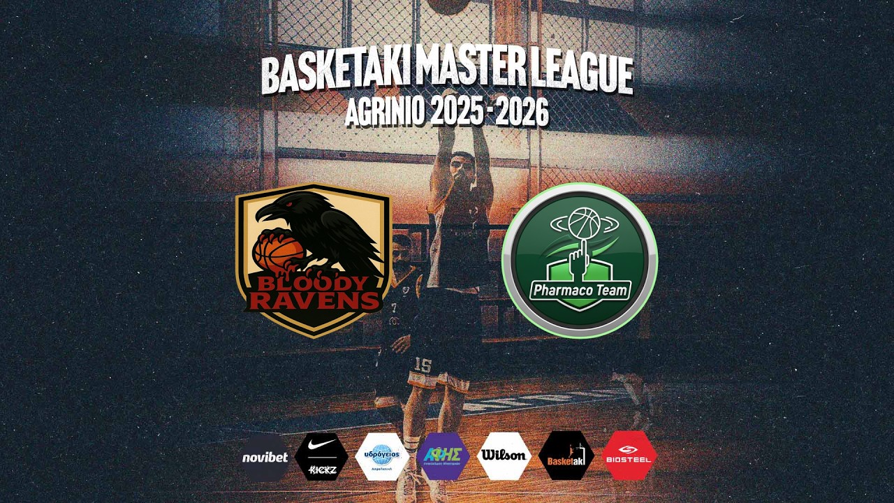 Basketaki Agrinio League - Bloody Ravens vs Pharmaco Team (14/2/2026)
