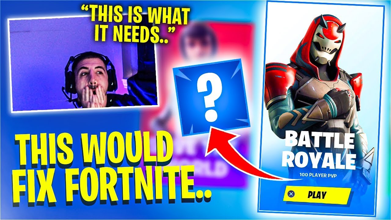 This *ONE* Change Can FIX Fortnite! Feat. SypherPK