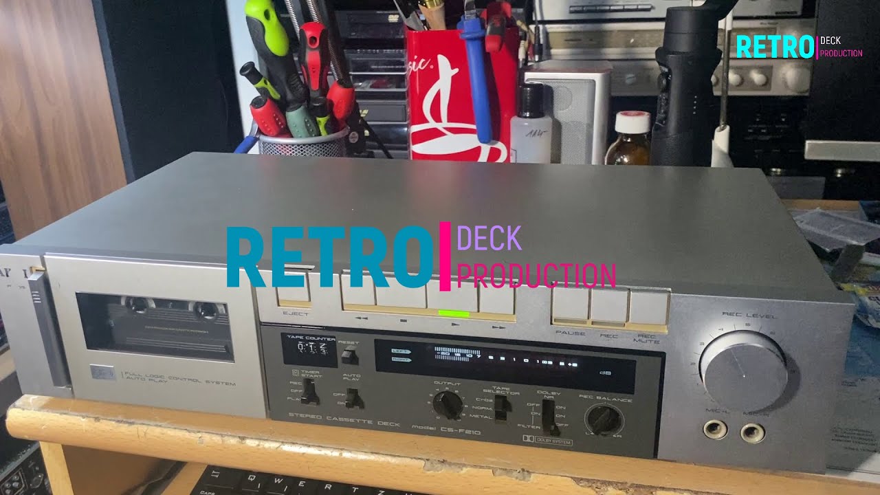 AKAI CS-F210 cassette deck repair PART 1.