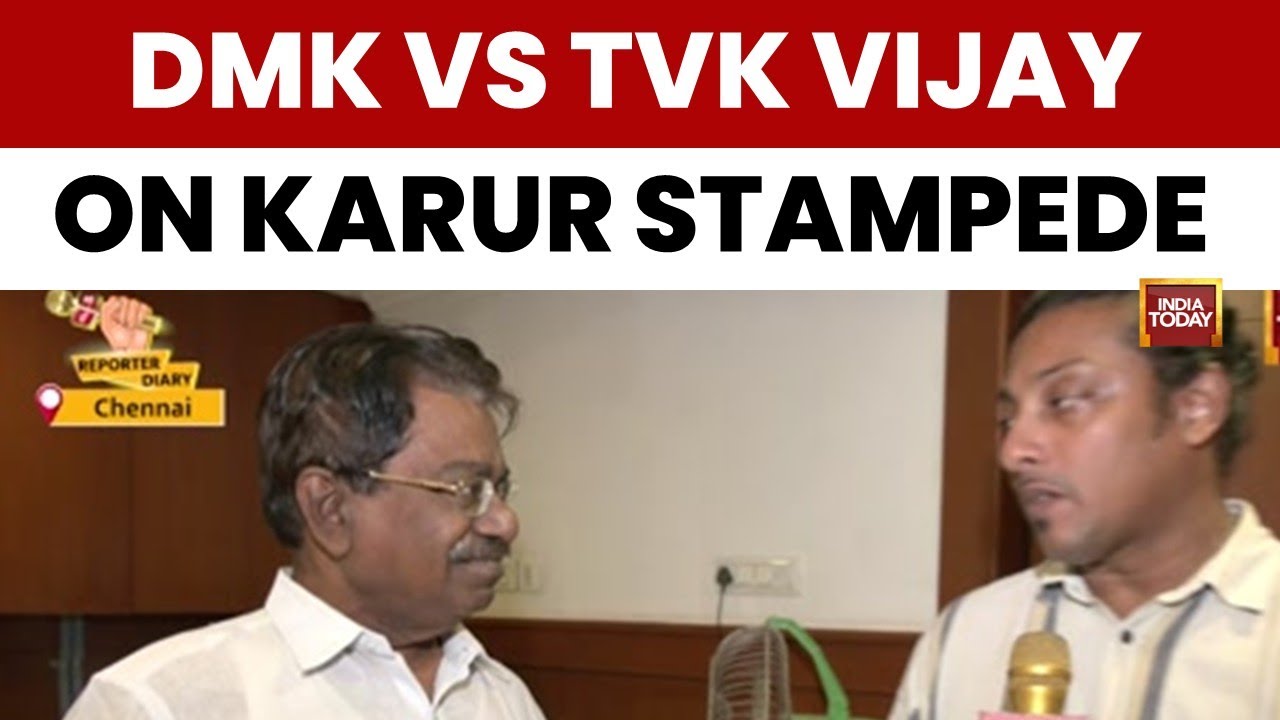 DMK Slams Vijay: Your Fans 'Kicked The Fainted' At Karur Rally | India Today