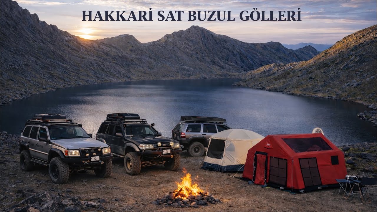SAT BUZUL G&Ouml;LERİNDE KAMP VE TRAKİNG