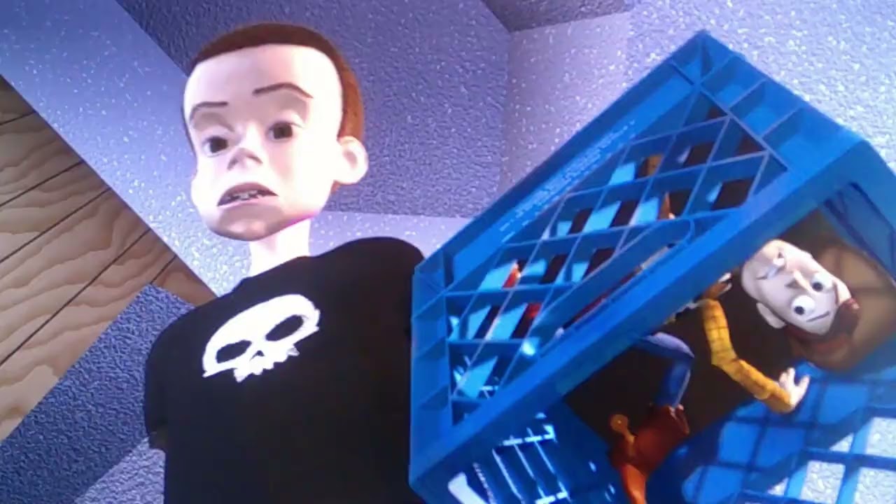 Toy Story (1995) Sids Rocket Failure
