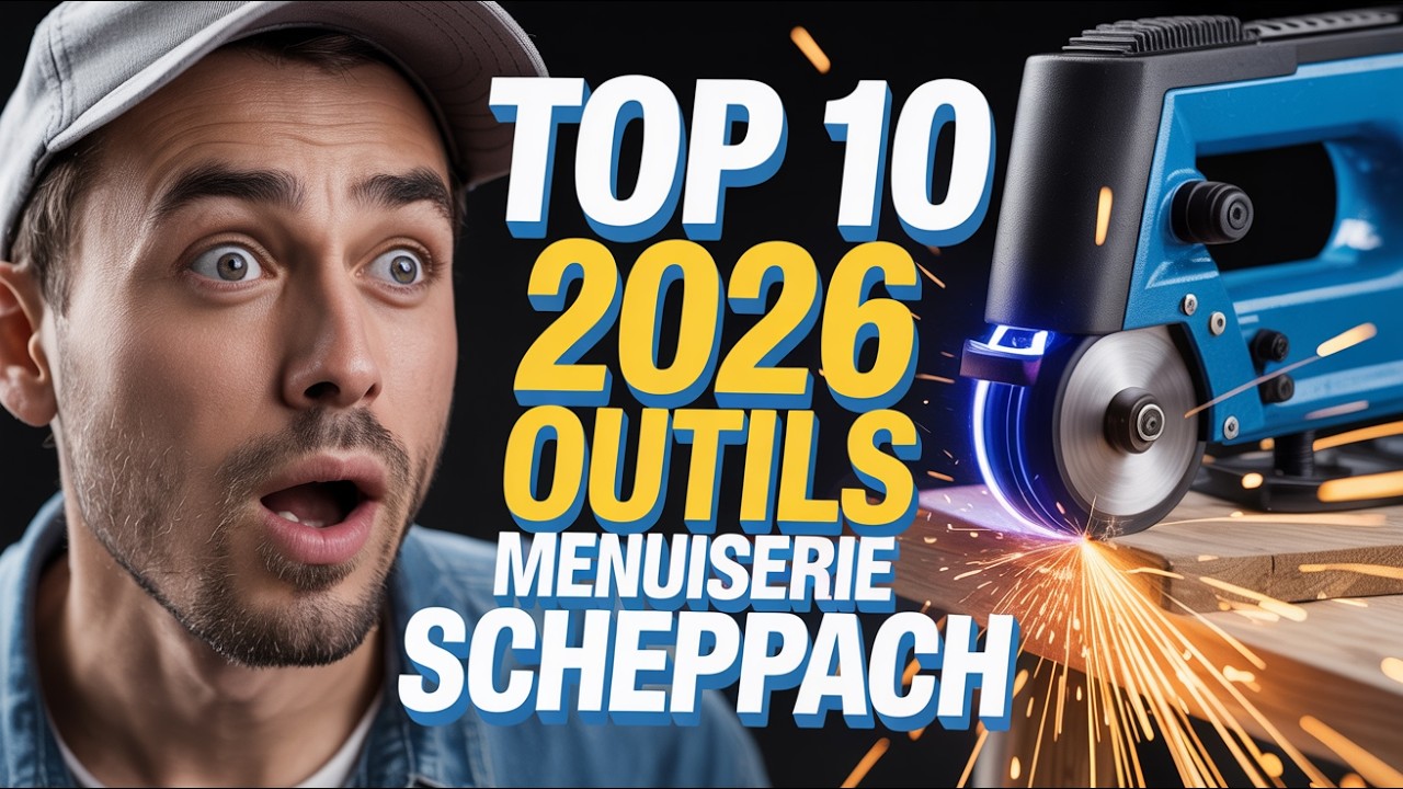 Meilleurs Outils Menuiserie 2026 : Les 10 Nouveautés Scheppach Qui Font Exploser Les Ateliers