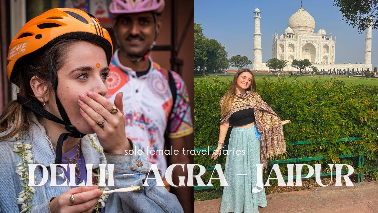 TRAVEL INDIA WITH ME | DELHI AGRA JAIPUR | SOLO FEMALE TRAVEL DIARIES PT  2