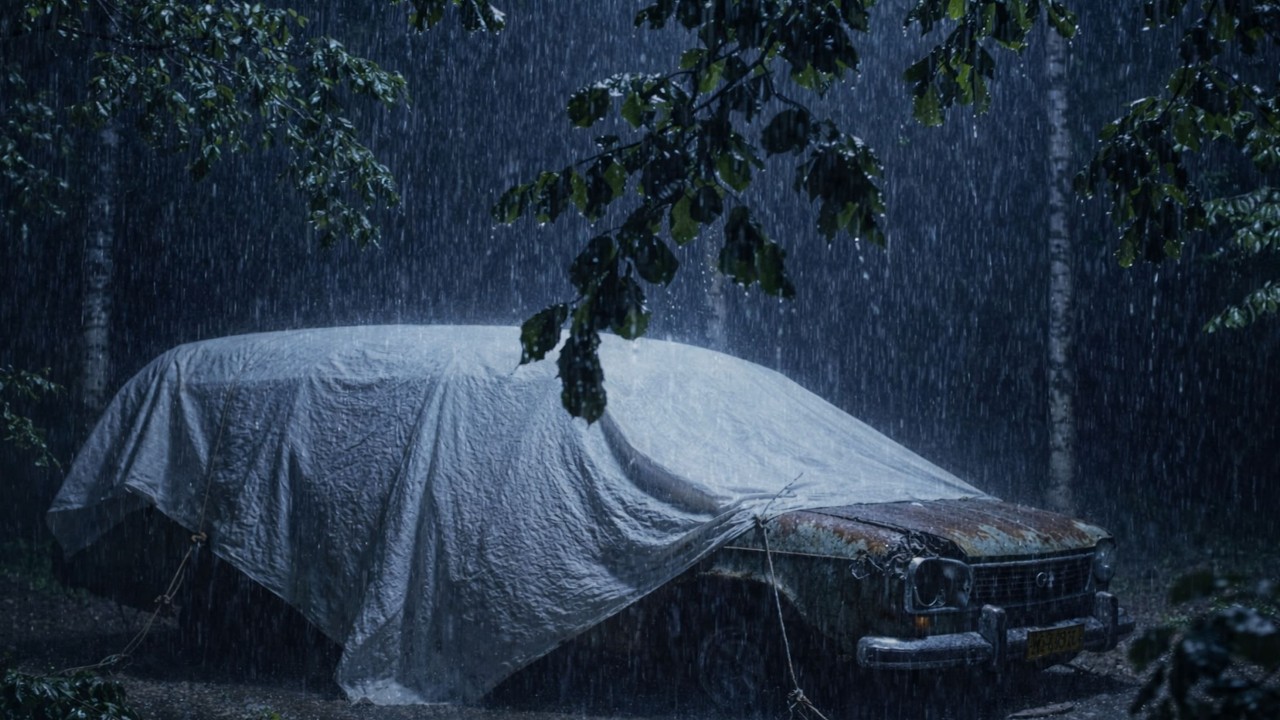 Relaxing Rain Sounds on Tent at Night | ASMR for Deep Sleep
