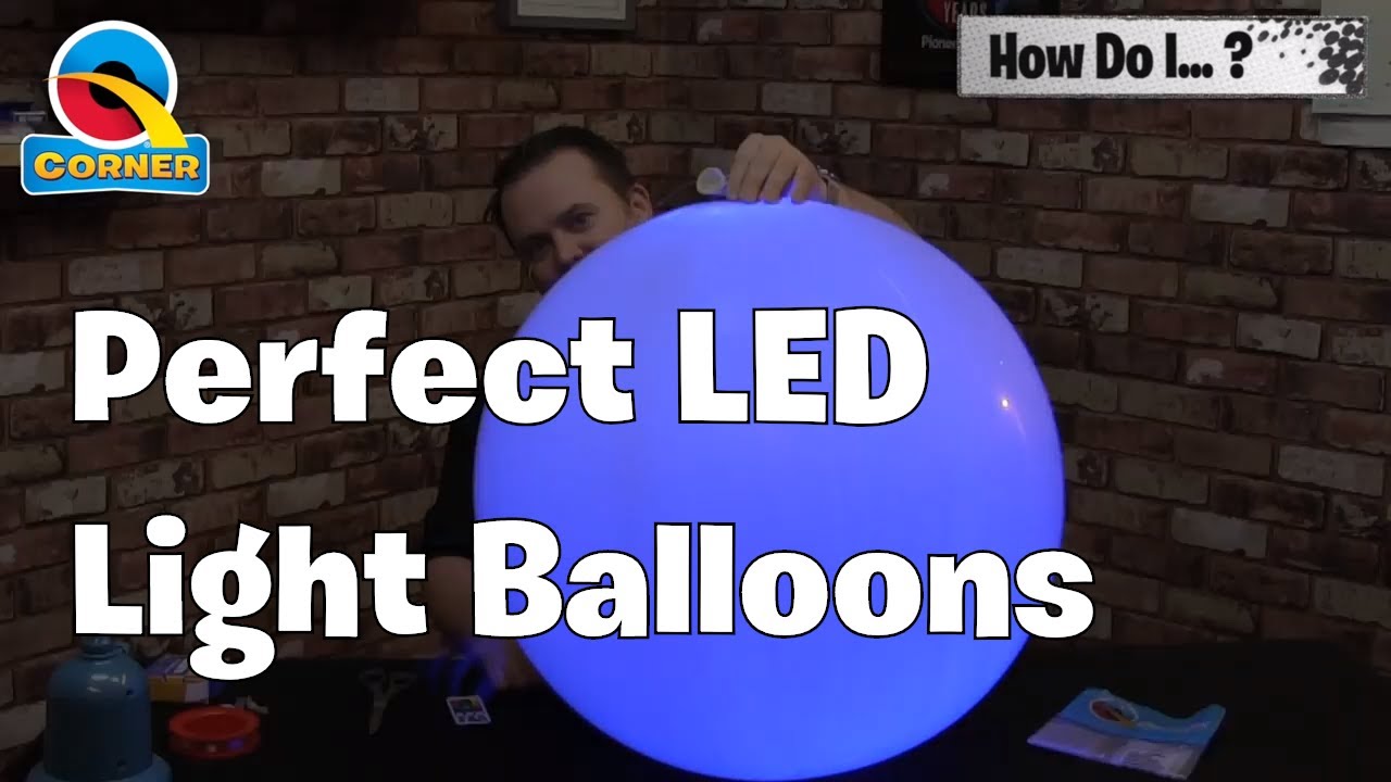 Create Balloons with LED lights inside