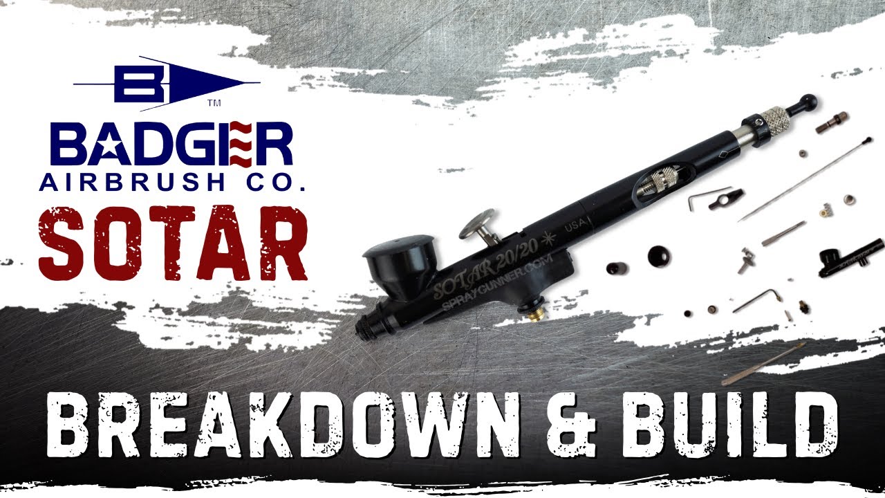 Полная инструкция по эксплуатации и сборке аэрографа Badger Airbrush на выставке Sotar 2020.