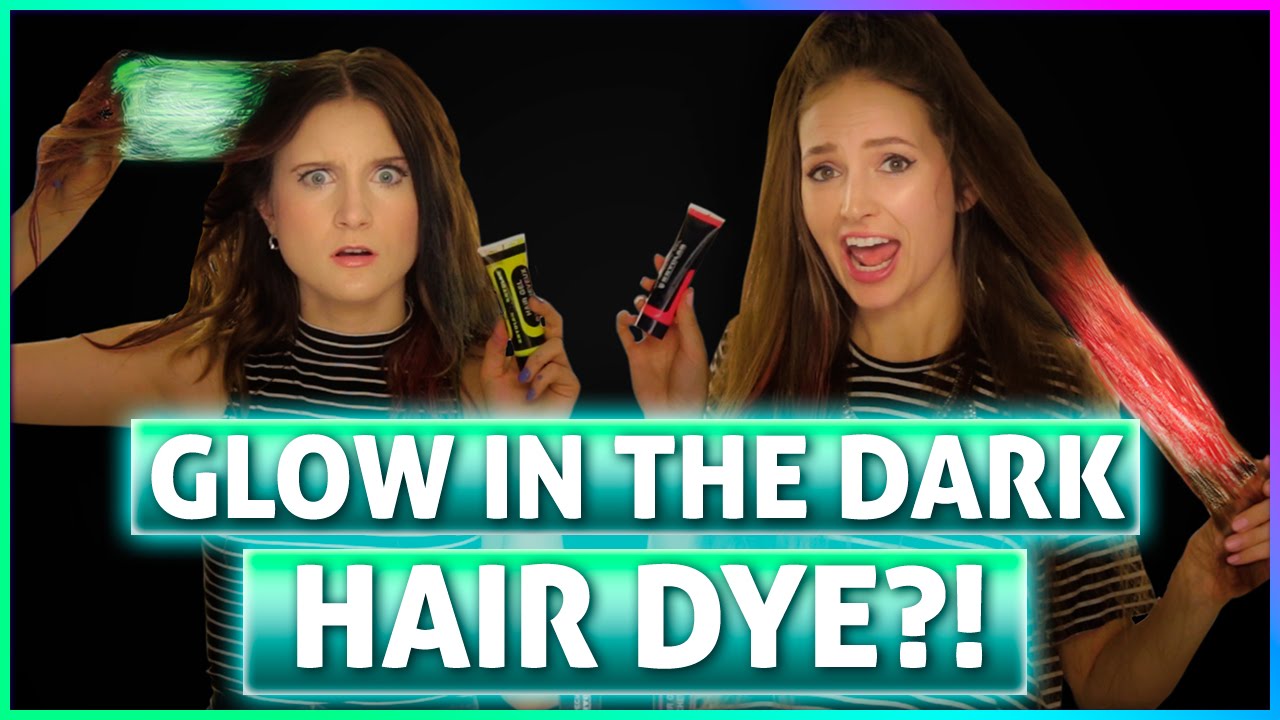 GLOW IN THE DARK HAIR?! Try It Out