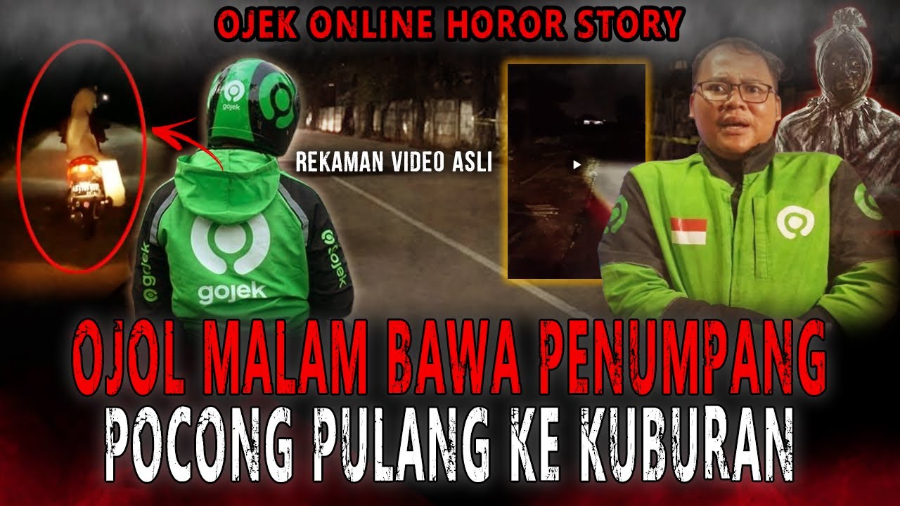 NGERI !! OJOL BAWA PENUMPANG POCONG MINTA DI ANTER KE KUBURAN
