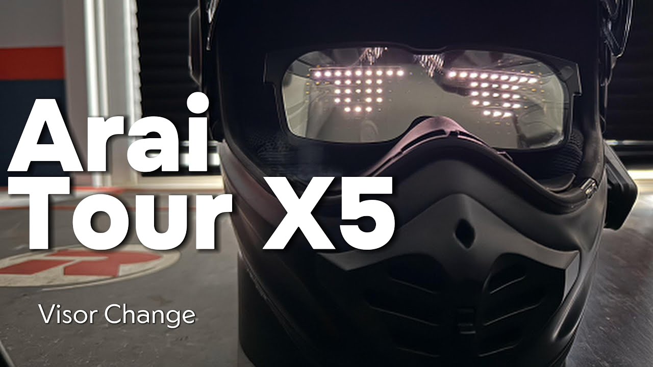 Arai Tour-X5 Visor Swap – Fast & Easy Guide!