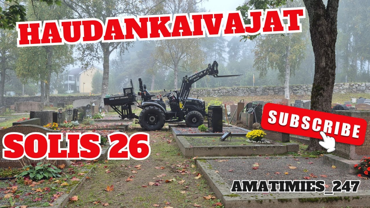 Soliksella hautuumaalle hautakiviä nostelemaan. Pitäsikö harkita haudankaivajan uraa?