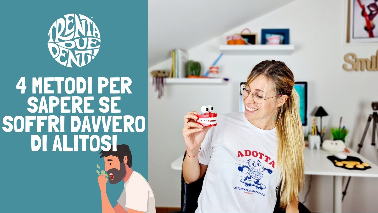 HAI PAURA DI AVERE L'ALITO CATTIVO?  Ecco 4 metodi infallibili per sapere se soffri di alitosi!