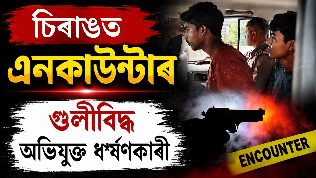 Assam Police Encounter In Chirang | চিৰাঙৰ কাজলগাঁৱত এনকাউণ্টাৰ | গুলীবিদ্ধ অভিযুক্ত ধ*ৰ্ষণকাৰী