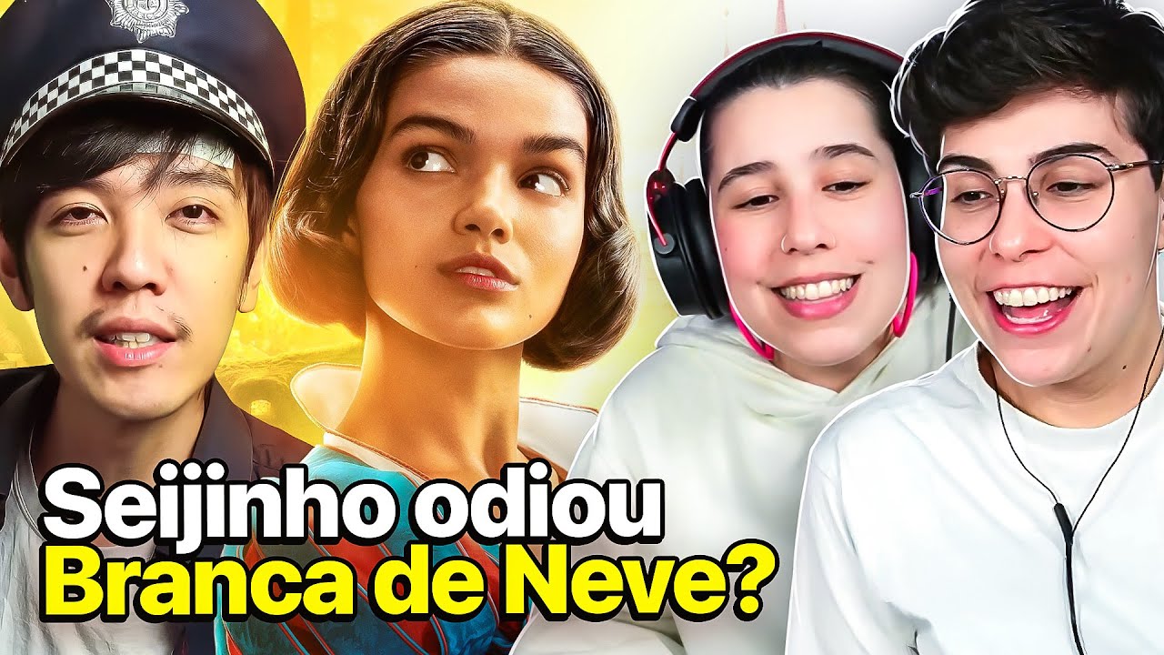 O LIVE ACTION DE BRANCA DE NEVE FOI RUIM? | React Seijinho