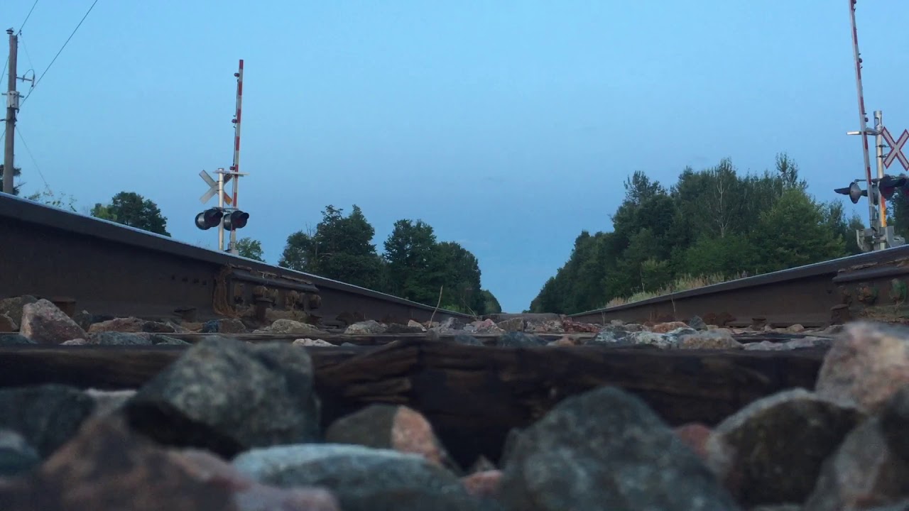 Via Rail train runs over my phone!