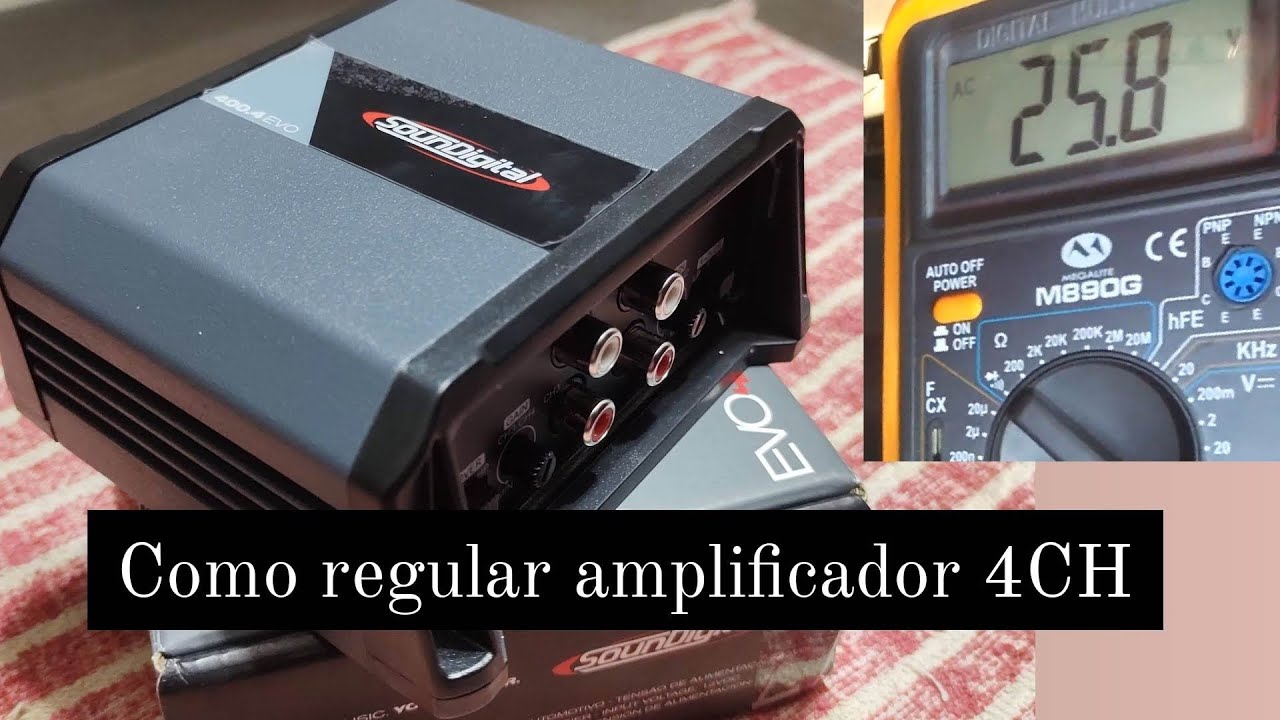 Como REGULO AMPLIFICADOR 4canales// SounDigital // PottyEstetiK