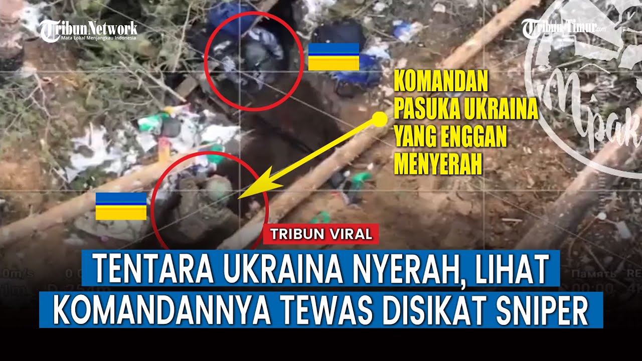 FULL! Tak Sanggup Parit Dihujani Granat, Tentara Ukraina Akhirnya Menyerah