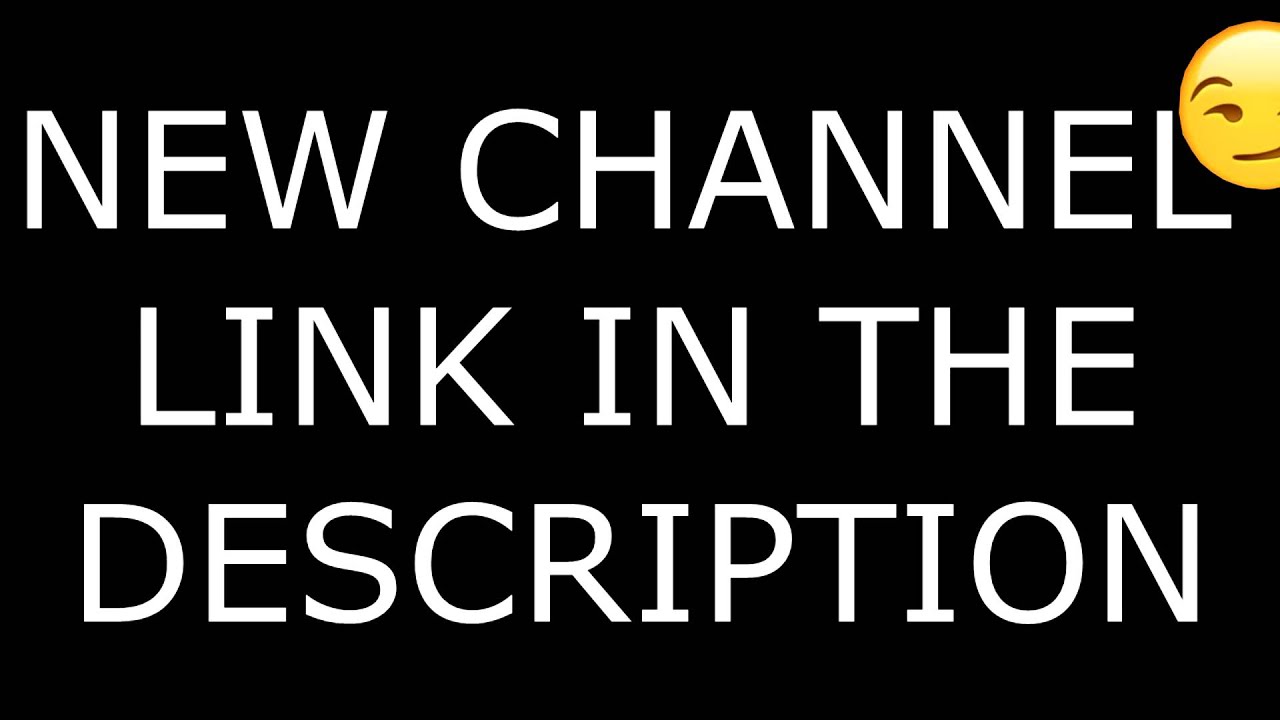 NEW CHANNEL LINK IN DESCRIPTION