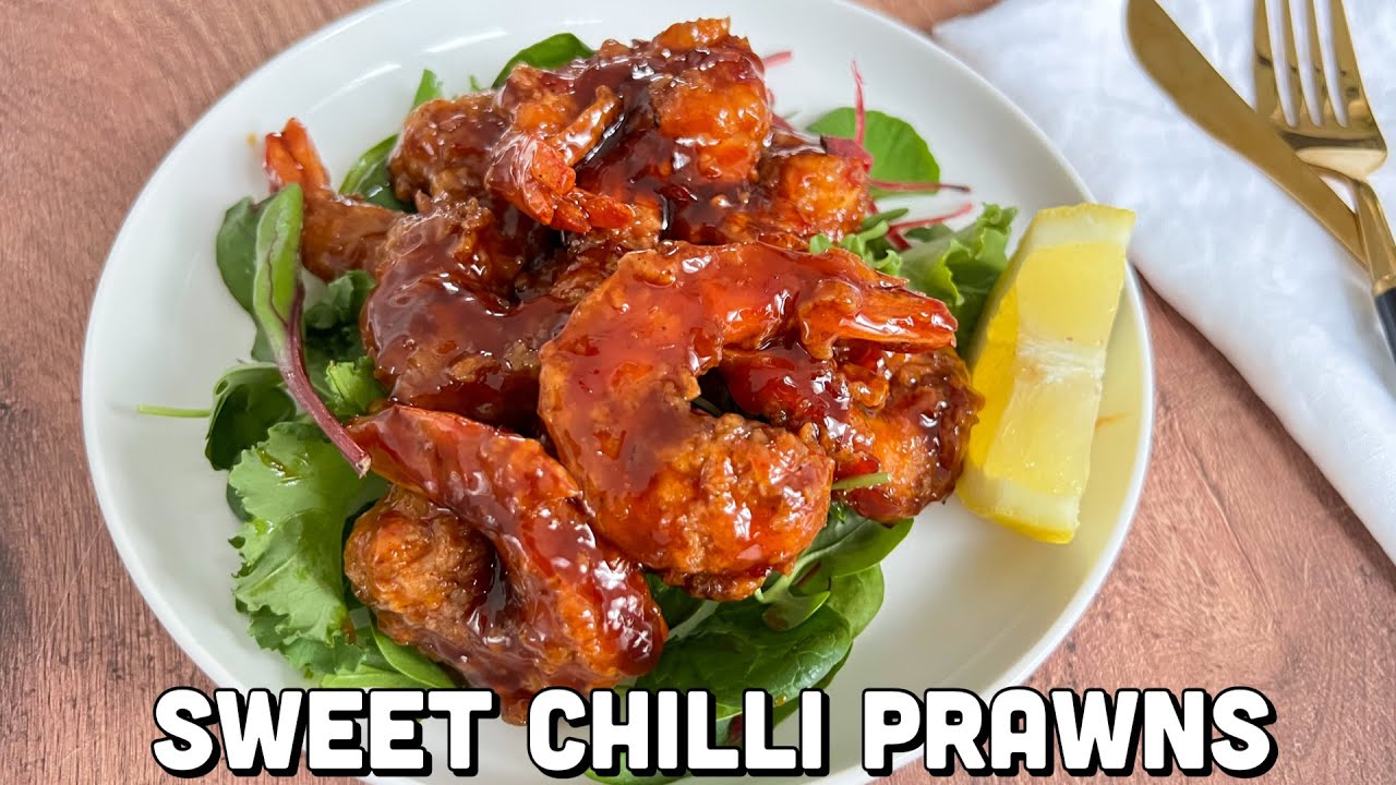 SWEET CHILLI PRAWNS || CHILLI PRAWNS || BEE'SKITCHEN