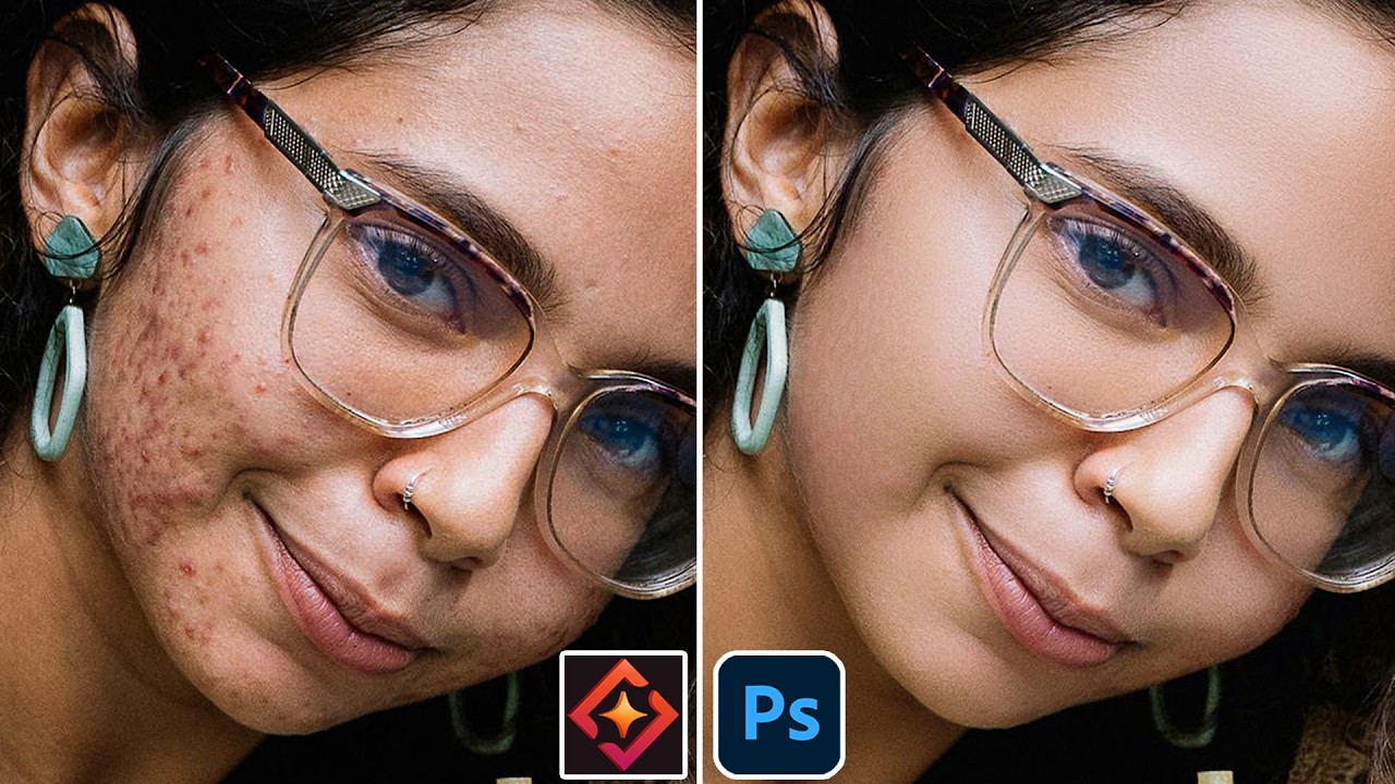Как быстрее отретушировать кожу в Photoshop (Reblum)