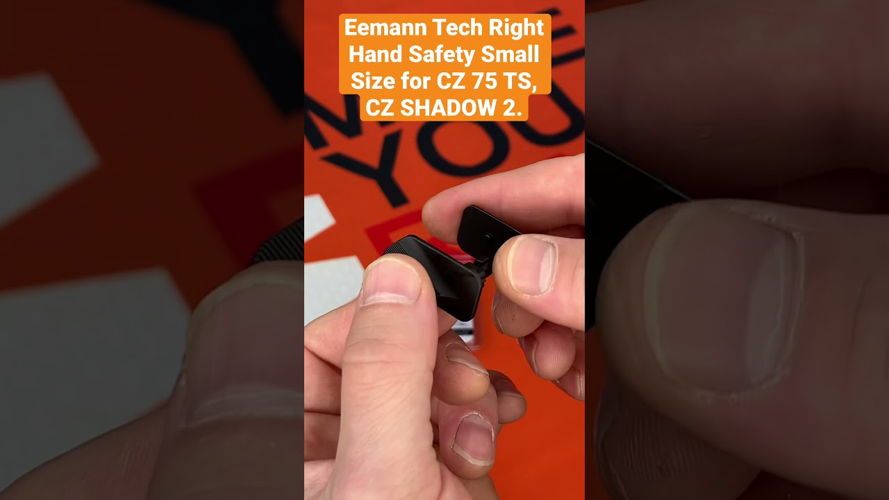 Eemann Tech Right Hand Safety Small Size for CZ 75 TS, CZ SHADOW 2. 44-130012