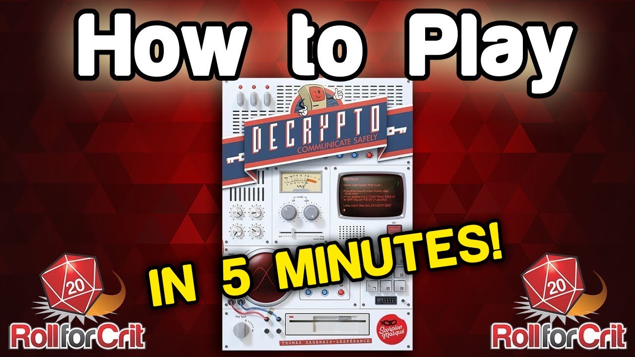 How to Play Decrypto | Roll For Crit