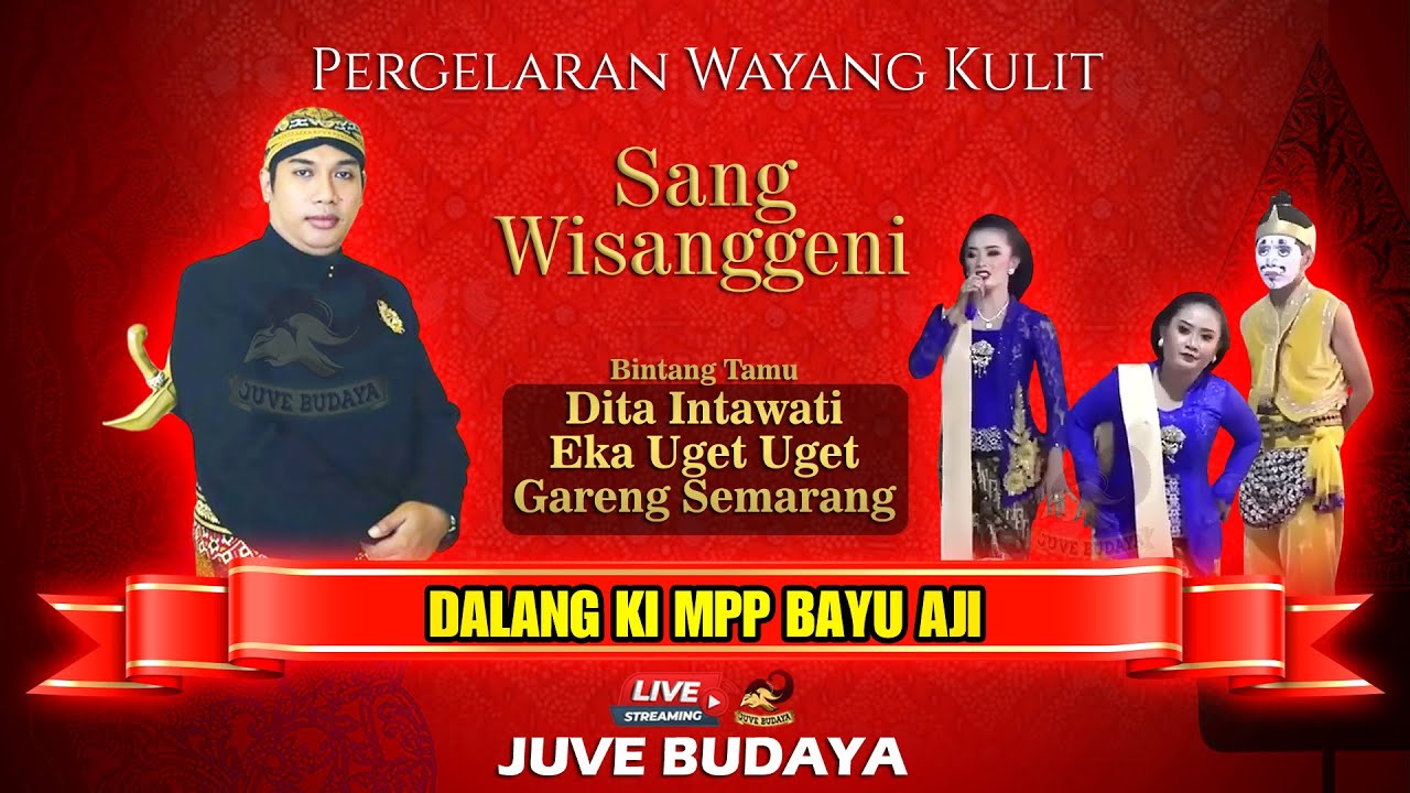 🔴 LIVE WAYANG KULIT KI MPP BAYU AJI - Feat Gareng Semarang - SANG WISANGGENI (REC)