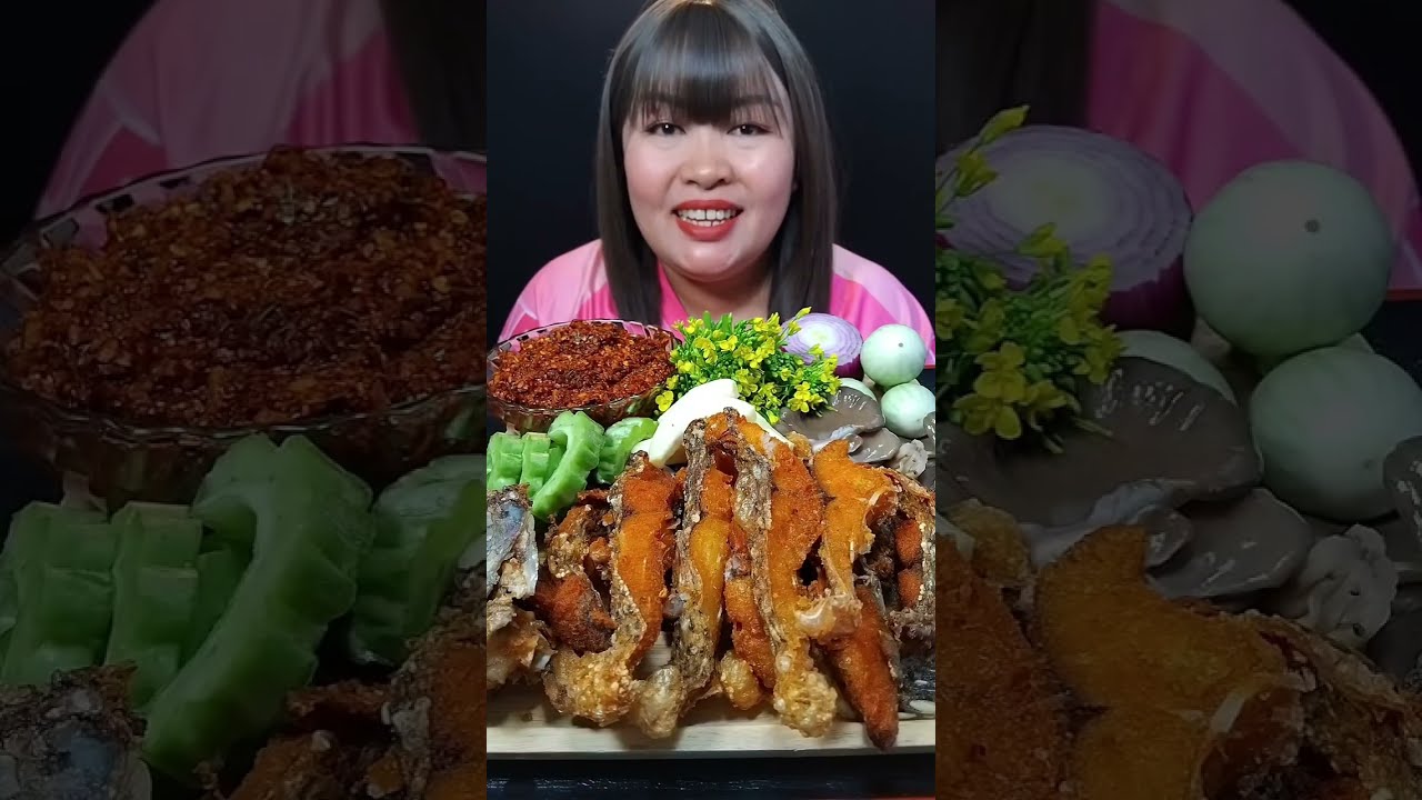 ปลาร้าทรงเครื่อง(ปลาร้าบอง)กับทอดปลานิลตัวใหญ่ๆอร่อยสุดๆ @ตั้งใจกิน