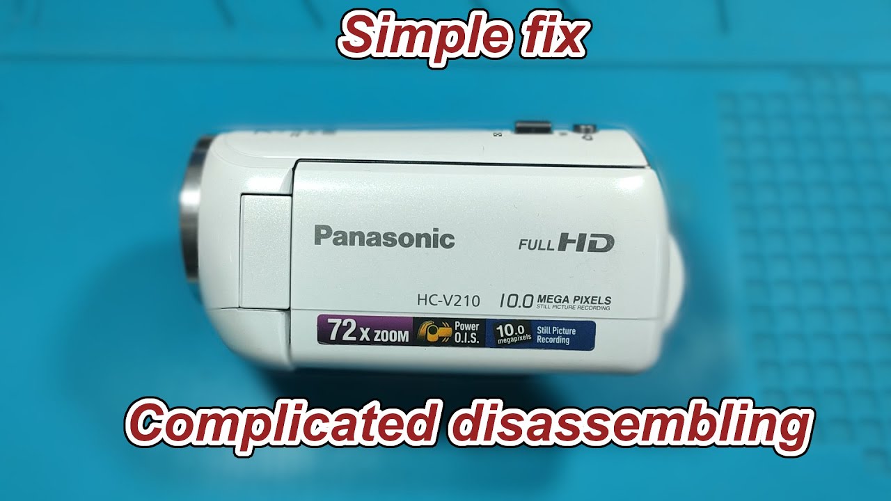 Panasonic HC V210 Won't turn on - Neće da se uključi