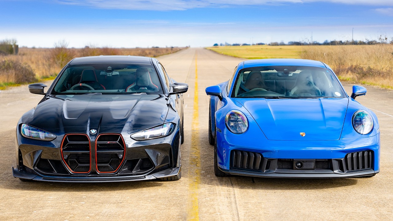 Nowe Porsche 911 GTS v BMW M4 CS: WYŚCIG