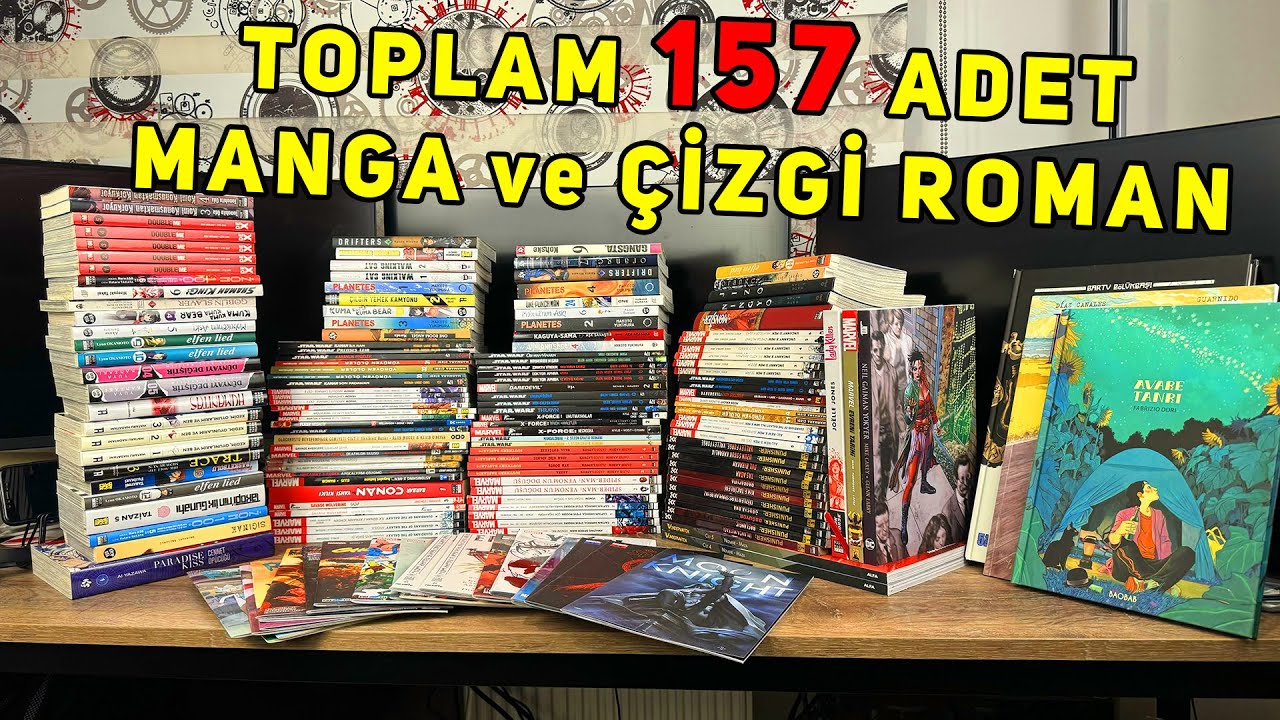 20.000 TL MANGA ve ÇİZGİ ROMAN ALIŞVERİŞİ