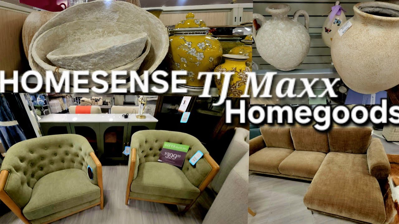 HomeGoods, HomeSense, TJ Maxx: 3 магазина с новой мебелью и товарами для дома