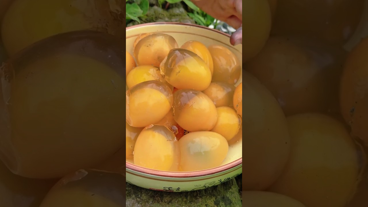 Making Century eggs #food #unique