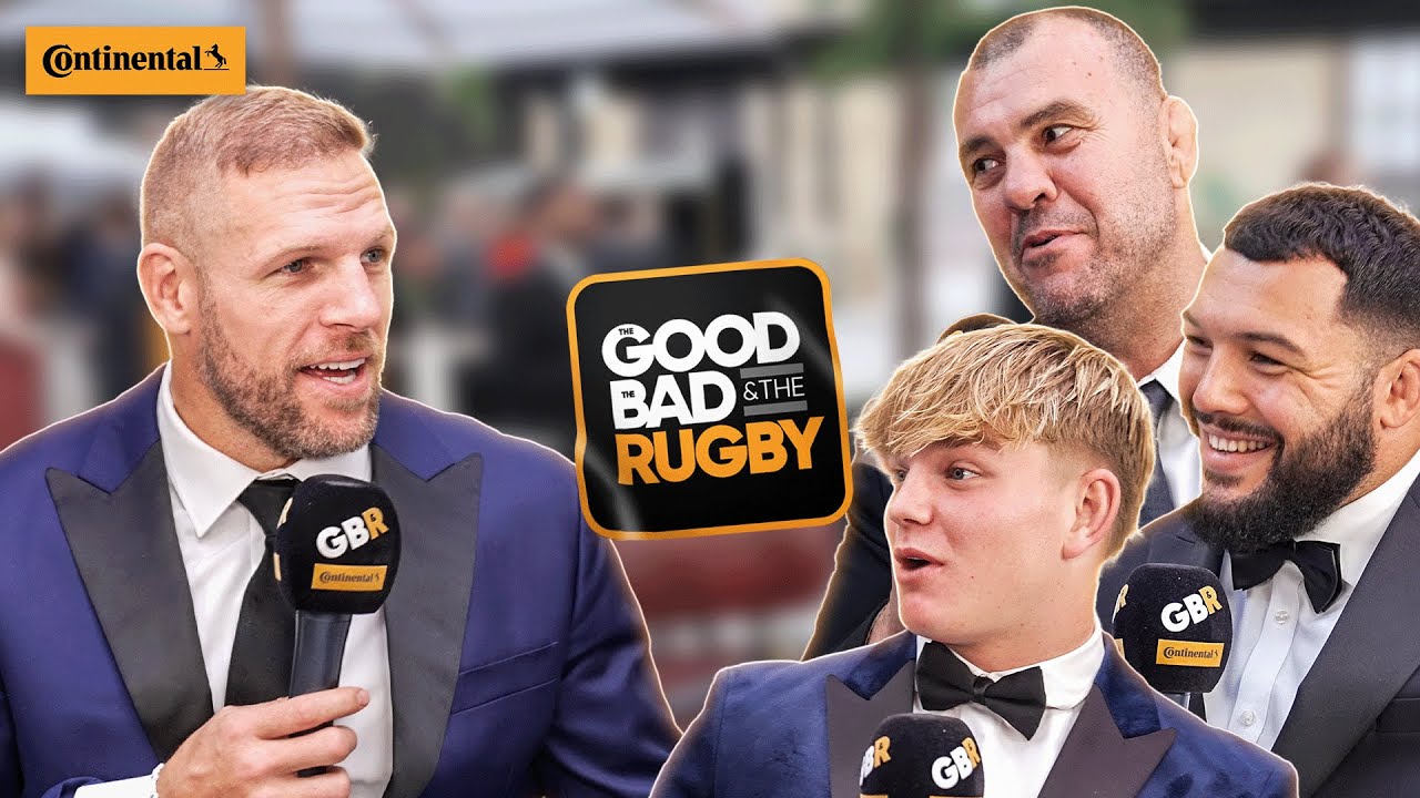 Henry Pollock, Ellis Genge & Michael Cheika Join Hask At The Rugby Awards! 