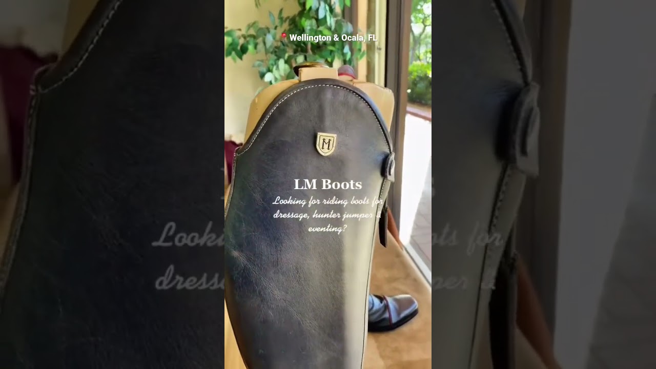 Equestrian riding boots for Hunter/Jumper, Eventing & Dressage! 📍#LMBoots