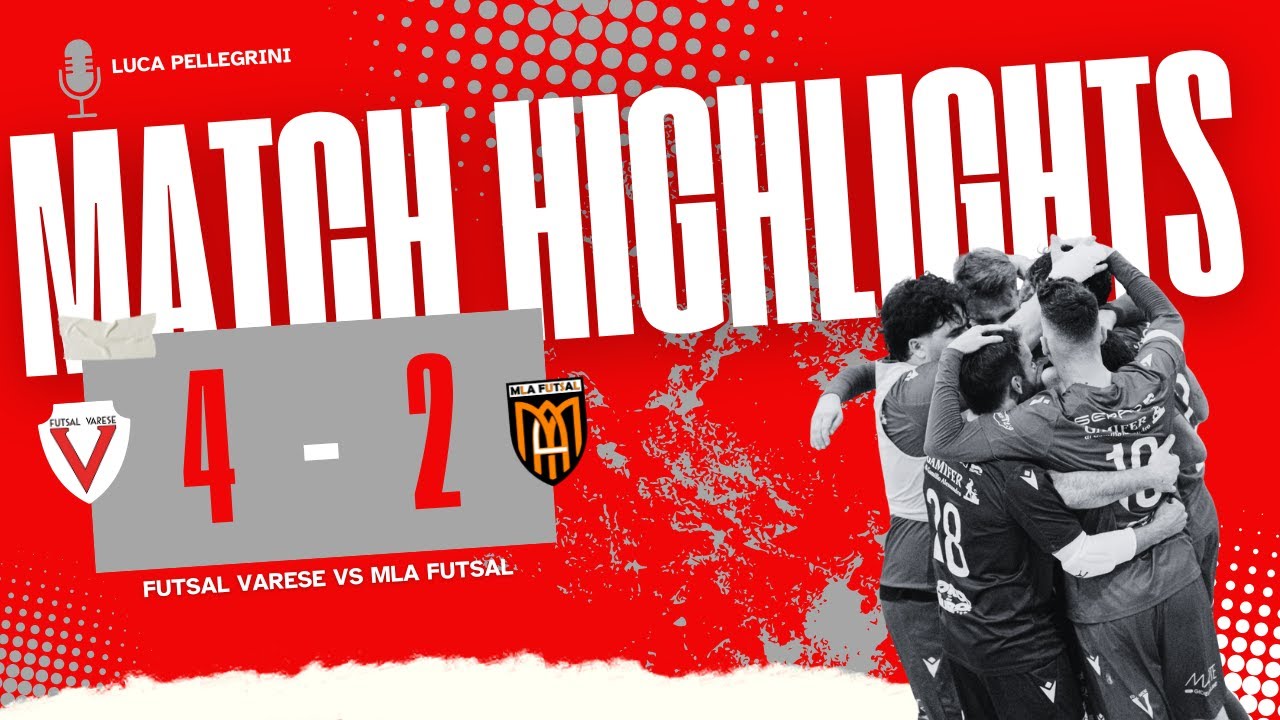 ⚽ Futsal Varese - MLA futsal 4-2 | Highlights Calcio a 5 | ⚪🔴