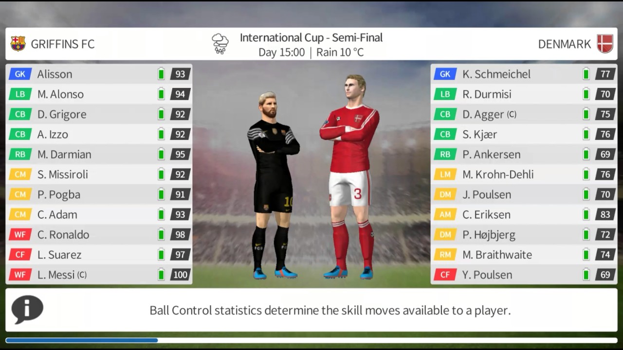 Dream League Soccer 2016 Gameplay: International Cup - Semi Final