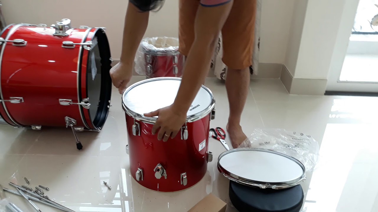 Hướng dẫn lắp ráp 1 bộ trống nhạc jazz cơ - Part 3